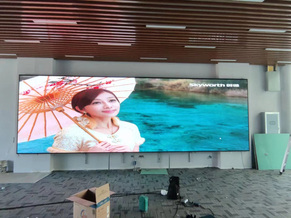 阳东P1.53led小间距屏安装案例